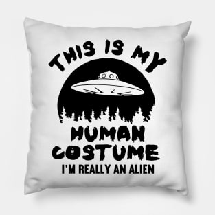 This is my human costume. I'm really an alien Pillow