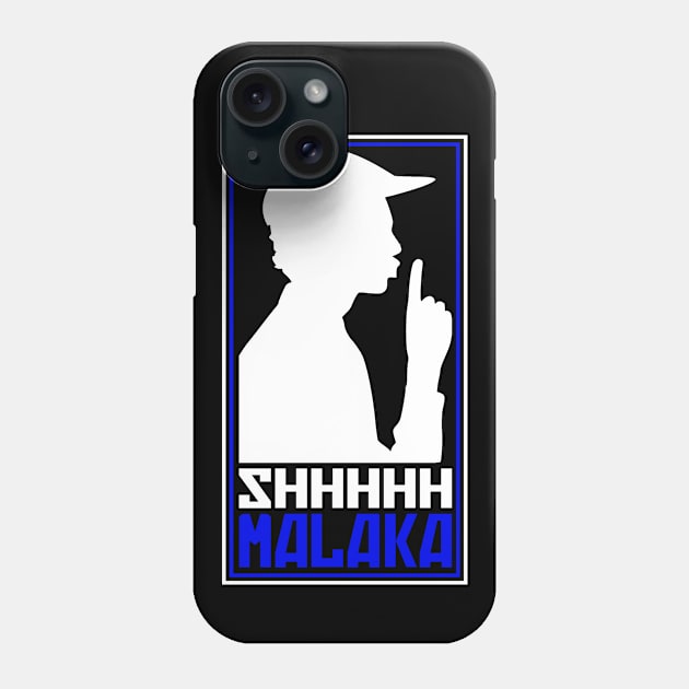 Shhh Malaka Funny Greek Word Phone Case by Jakavonis