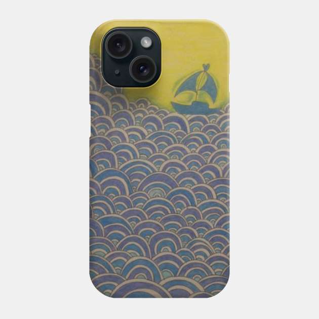 Sailing Free Phone Case by ChaChaDivineArt