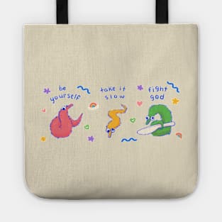 worm on a string Tote