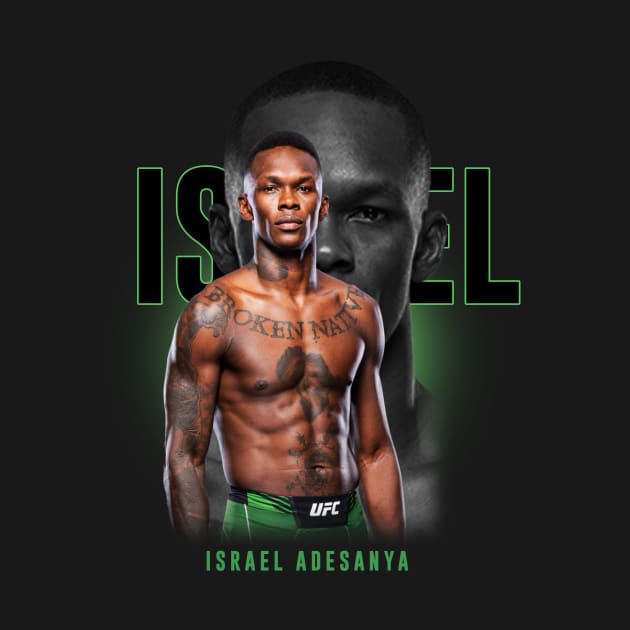 Israel Adesanya nigeria by kalush club