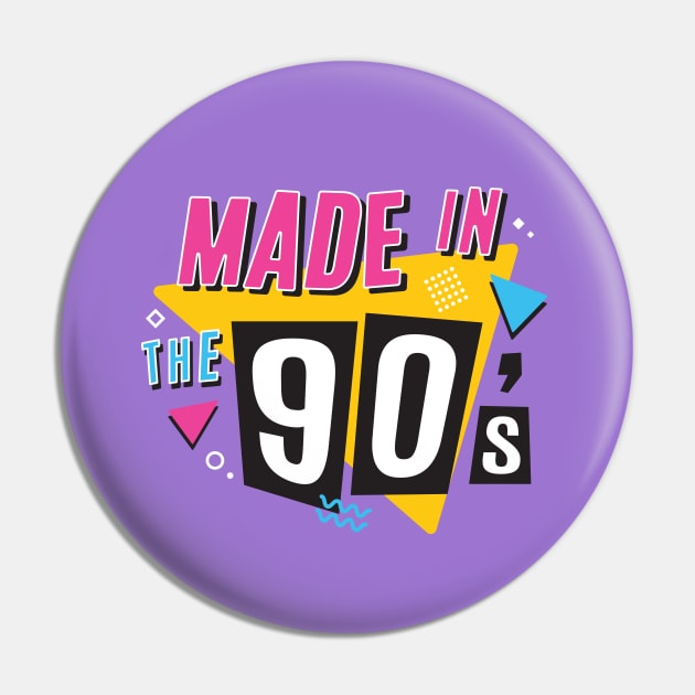 Made in the 90s Pin by zoljo