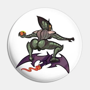 Goblin's Green Butt Pin