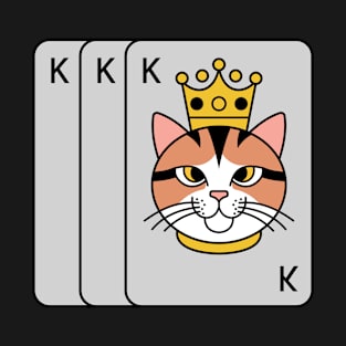 King Cat Card Game T-Shirt