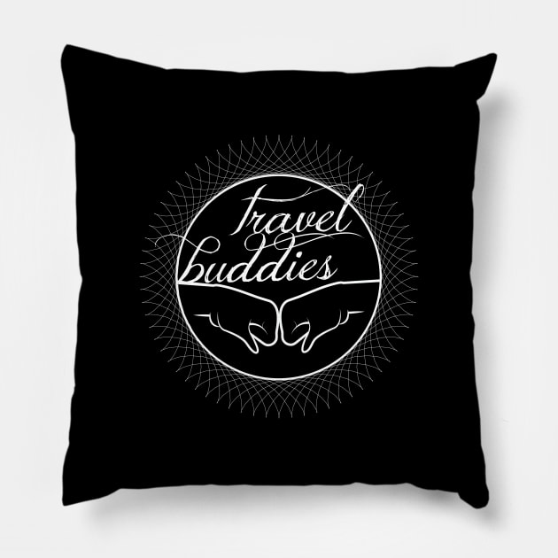 Travel Buddies Gift for Friend Tshirt Birthday Gift travel Pillow by Tesszero