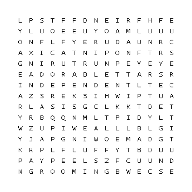 Cat Lovers Word Search by ChristophZombie