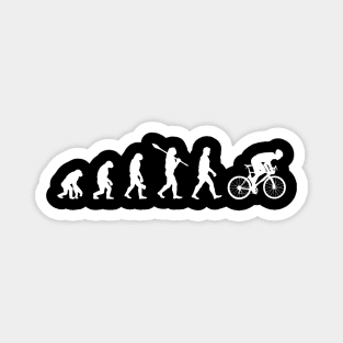 Cycling Evolution - funny gift idea Magnet