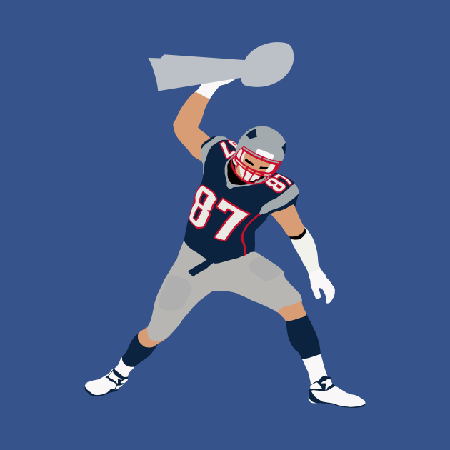 Gronk Spike Lombardi Trophy - Gronk - T-Shirt | TeePublic