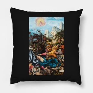 The Temptation of Saint Anthony - Matthias Grünewald Pillow