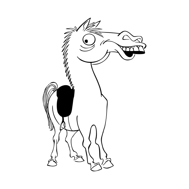 Horse Charicature by linesdesigns