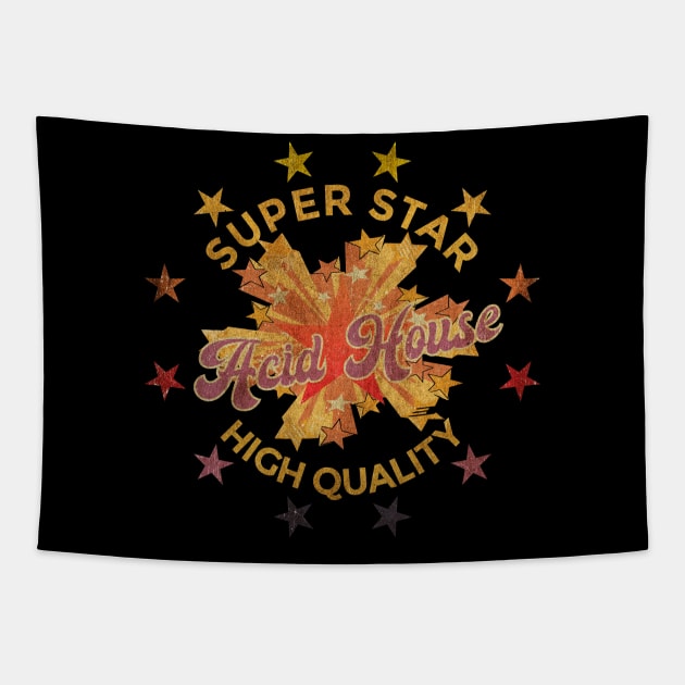 SUPER STAR - Acid House Tapestry by Superstarmarket