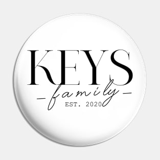 Keys Family EST. 2020, Surname, Keys Pin