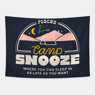 Pisces Camp Snooze Tapestry