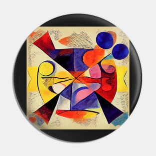 Illustrations inspired by Wassily Kandinsky Pin