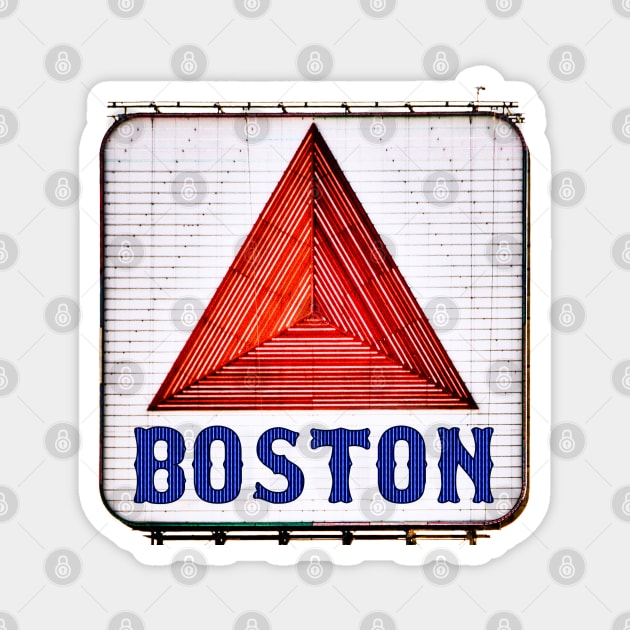 Boston sign Magnet by ianscott76