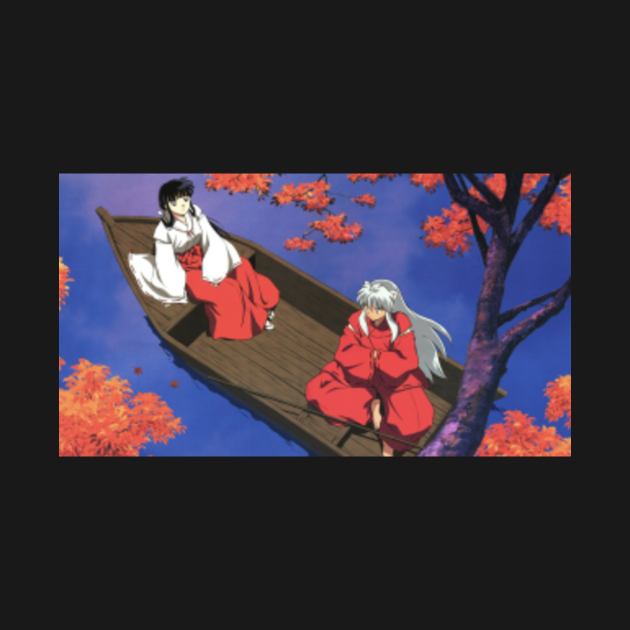 InuYasha romantic boat ride - Inuyasha And Kagome - Long Sleeve T-Shirt