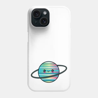 Funny Cute Rainbow Planet Uranus Phone Case