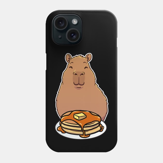 Capybara Pancakes Phone Case by capydays