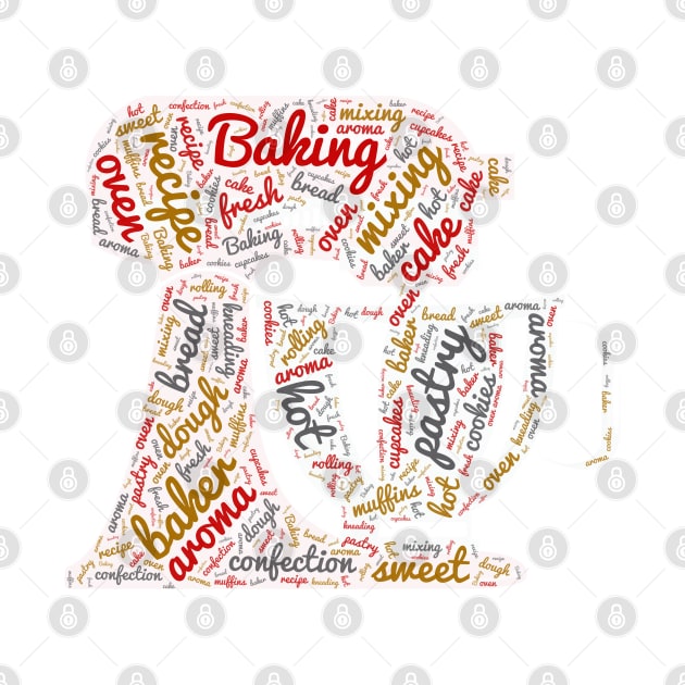 Baking Wordcloud for Lighter Backgrounds by WYL - Words You Love