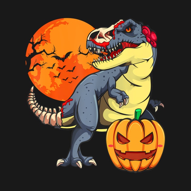 Dinosaur T-rex Pumpkin Mummy Boys Halloween Party by eylaaadamf