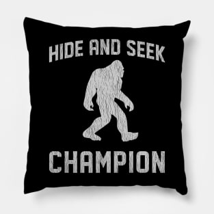 Vintage Bigfoot Hide And Seek World Champion Pillow