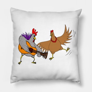 Happy Chickens Pillow