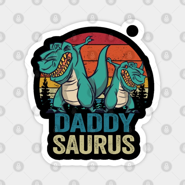 Dabbing T-Rex Matching Dinosaur - Family Dab Magnet by PinkyTree