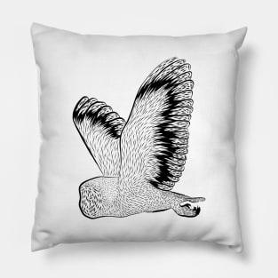 Black Owl Pillow