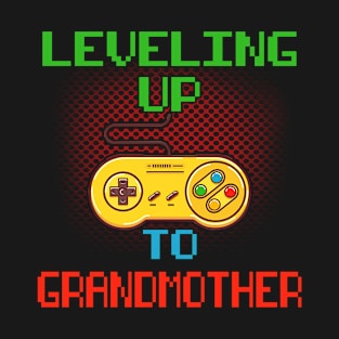 Promoted To Grandmother T-Shirt Unlocked Gamer Leveling Up T-Shirt