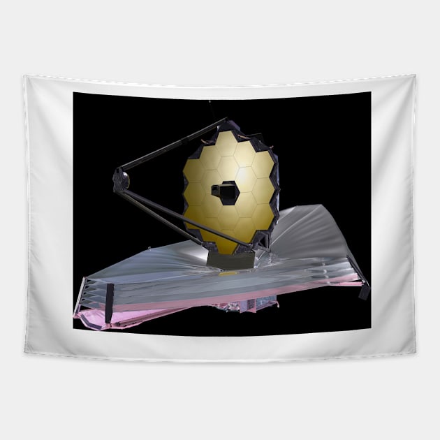 James Webb Space Telescope, illustration (C022/8478) Tapestry by SciencePhoto