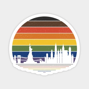 Retro NYC Pride Magnet