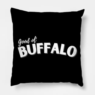 Good Ol' Buffalo - If you used to be a Buffalo, a Good Old Buffalo too, you'll find this critter design perfect! Pillow