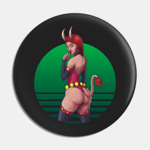 Sexy Devil Girl Pin by JilGoo