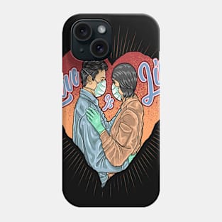 love is life couple Phone Case