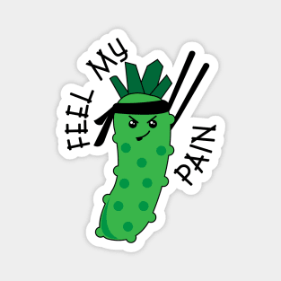 Funny Ninja Wasabi Food Pun Magnet