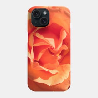 Orange Creamsicle Rose Phone Case