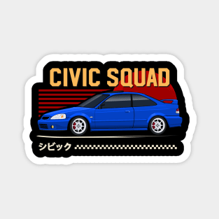 Civic SQUADE JDM Style Magnet