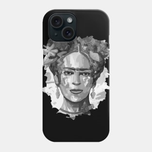 Frida Kahlo Black and White 10 Phone Case