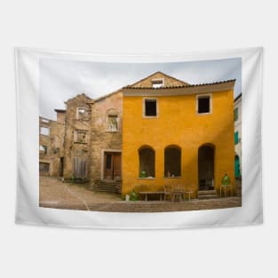 Buildings in Oprtalj Tapestry