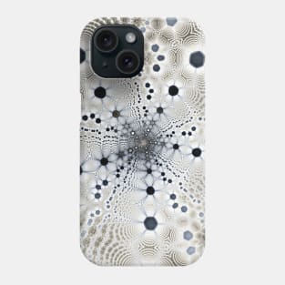 Monochrome Kaleidoscope Phone Case