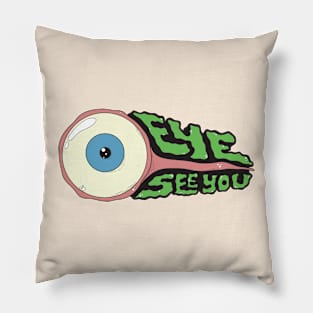 Eye See You - Doodle Art Design Pillow