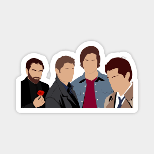 Supernatural Crowley Dean Sam Castiel Magnet