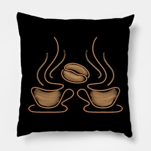 Coffee Cup and Bean Pillow