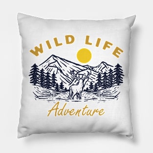 Deer - Wild Life Adventure Pillow