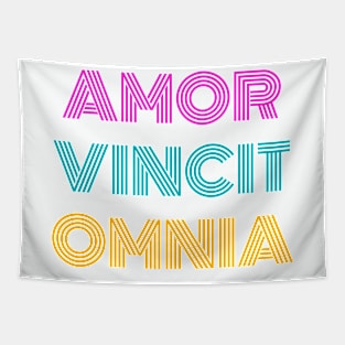 Amor Vincit Omnia - Love Conquers All Tapestry