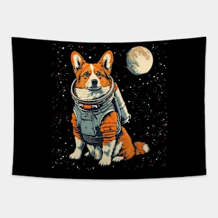 space corgi Tapestry