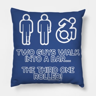 Two Guys Walk into a Bar Pillow