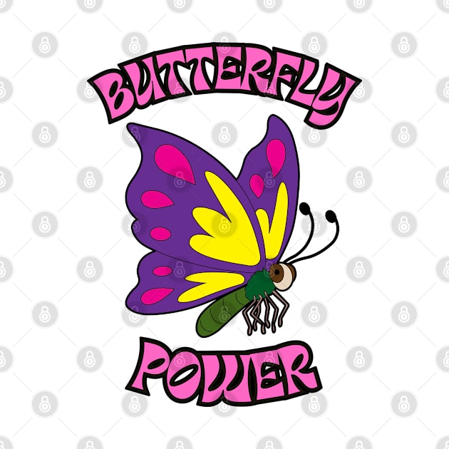 🦋 Butterfly Power – Cute Fairy Tale Fantasy Butterfly by Pixoplanet