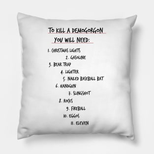 Stranger list Pillow