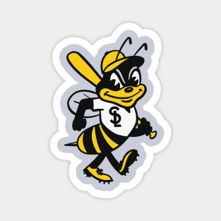 Salt Lake Bees - Retro Bee Mascot Magnet